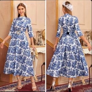 💙☁️Landscape Print Dress💙☁️